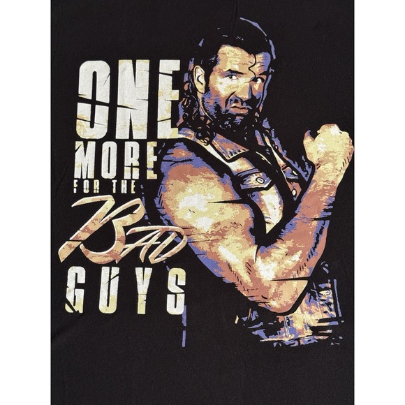 Razor Ramon Scott Hall One More For The‎ Bad Guys T Shirt XL Pro Wrestling Crate - Picture 2 of 3